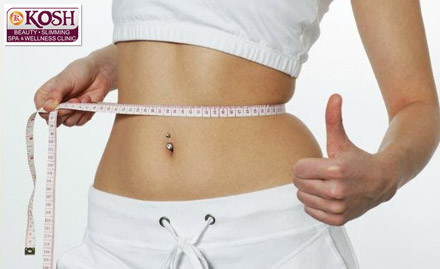 Kosh The Slimming Beauty Spa And Wellness Clinic DLF Phase 4, Gurgaon - Rs 1299 for 8 weight loss sessions. Lose upto 3 kg weight!