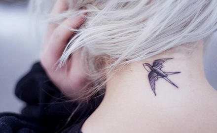 Lucky 7 Tattoo Studio Calangute - 40% off on black permanent tattoo. Ink it, flaunt it!