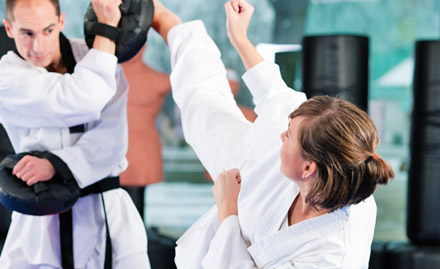 Black Dragon Karate Academy Sector 15 - 5 karate sessions. Go judo!