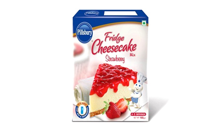 General Mills All Modern Trade Outlets - Get Rs 15 Cashback on Pillsbury Fridge Cheese Cake (Chocolate & Strawberry) - 165gms