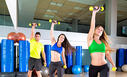 The Health Club Haat Road - 7 gym sessions at just Rs 29. Also get 25% off on annual membership!
