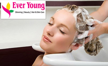 Ever Young Kukatpally - 40% off on a minimum billing of Rs 300. Get facial, manicure, pedicure, haircut and more!