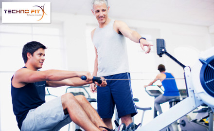 Techno-Fit Fitness Centre DLF City Phase 5 Gurgaon - Get 1 month membership absolutely free on purchase of 3 months membership