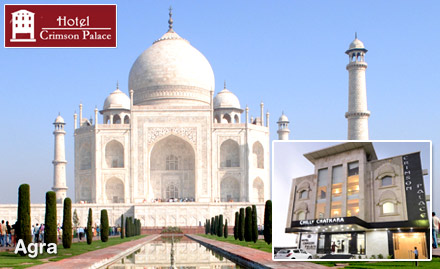 Hotel Crimson Palace Tajganj - 25% off on 3D/2N stay in Agra. Also get 20% off on lunch and dinner!