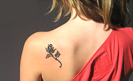 Show Off Tattoos Lajpat Nagar 2 - Rs 449 for 12 sq inch permanent tattoo. Ink your thoughts!