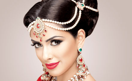 The Muse Unisex Salon Bhattarahalli - 35% off on bridal package. Get that perfect bridal look!