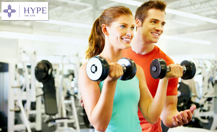 Hype - The Gym Model Town - 3 gym sessions at Rs 19. Also get 20% off on further enrollment!