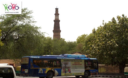 HOHO Bus Service Connaught Place - Get exciting Delhi sightseeing tour tickets starting from Rs 299