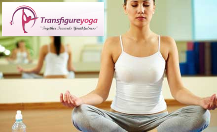 Transfigure Yoga Tilak Nagar - Rs 19 for 5 yoga sessions. For flexible, healthy and calm lifestyle!