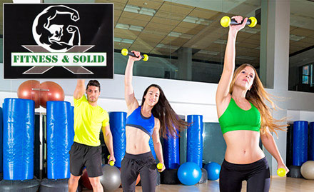X Fitness & Solid Fitness Centre Tolichowki - 3 gym sessions. Commit to fitness for better lifestyle!