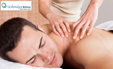 Ushmaya Wellness Charmwood Village, Faridabad - 60% off on spa services. Achieve that inner calmness with soothing massages!