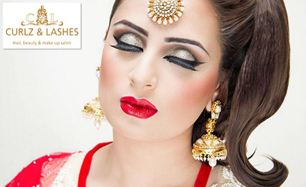 Curlz & Lashes Makeup Salon Karol Bagh - Get upto 41% off on makeup and beauty services. Prioritizing beauty above all!