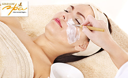 Gold Leaf Spa Mahipalpur - 40% off on all salon and spa services. For a relaxed mind and body!