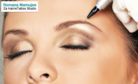 Romana Mamujee Za Hairre Salon Santacruz West - Get upto 60% off on eyebrow pigmentation and hair care services