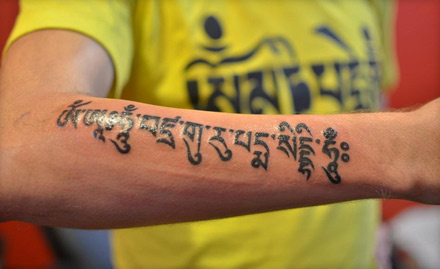 Solutions Salon And Academy Dadar West - 4 sq inch permanent tattoo at just Rs 599. Wear your attitude on your skin!