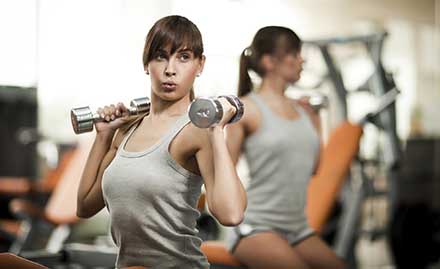 Fitness Solution Naktala - Rs 29 for 4 gym sessions. Time to achieve your fitness goals!