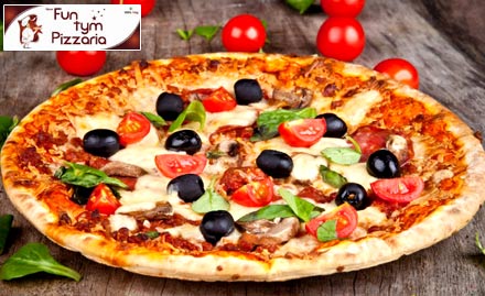 New Fun Tym Pizzaria Lawrence Road - 20% off on pizzas. Enjoy cheesy pizza!
