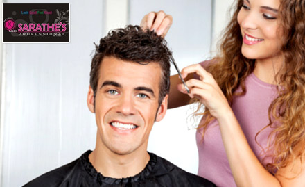 Sarathes International Hair & Beauty Kailash Nagar - Rs 2999 for rebonding, smoothening and many more. Flaunt your tresses!
