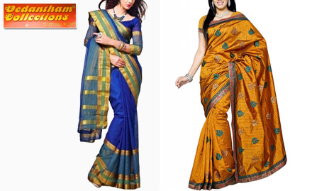 Vedhantham Collections Infantry Road, Sampangi Rama Nagar - Upto 35% off on handloom sarees & dress material