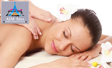 Aim Spas & Academy Besant Nagar - 33% off on body massage services. Because you deserve the best!