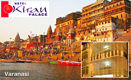 Hotel Kiran Palace Cantonment Area - 40% off on room tariff. Explore the city of Varanasi!