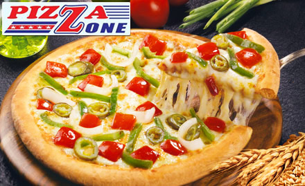 Pizza Zone Vesu - 20% off on pizzas. Get a taste of best pizzas!