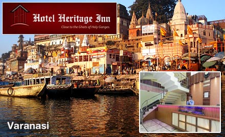Hotel Heritage Inn Shivala, Varanasi - 35% off on room tariff in Varanasi. For a comfortable stay in the religious capital of India!
