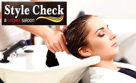 Style Check Keshav Puram - Hair care services at just Rs 3049. Get healthy and shiny hair!