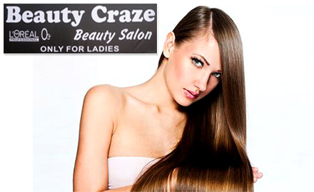 Beauty Craze Noida - Hair care services at just Rs 3049. Hair rebonding, hair cut and hair wash!