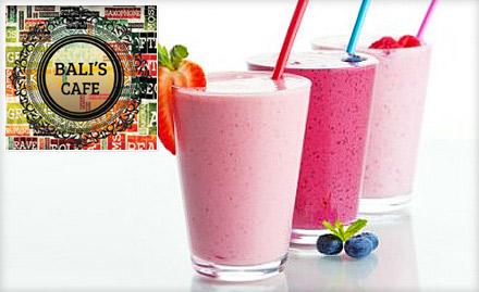 Bali's Cafe Mulund - Buy 2 get 1 free offer on shakes, hot dog, cheese garlic bread & French fries!