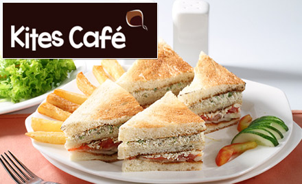 Kites Cafe Peelamedu - Buy 1 get 1 free offer on sandwich. Enjoy healthy food!