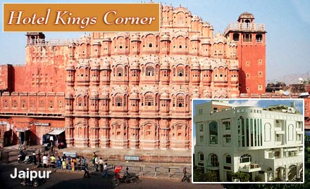 Hotel Kings Corner Raja Park, Jaipur - 55% off on room tariff in Jaipur. Welcome to the pink city!