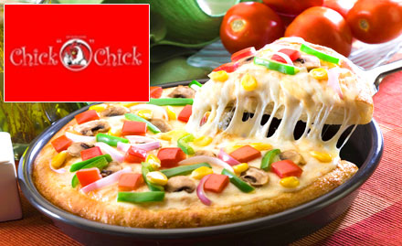 Chick O Chick Villivakkam - Get a medium pizza absolutely free on purchase of 1 large pizza!
