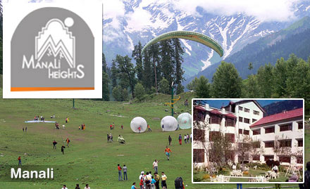 Manali Heights Club House Road, Manali - 45% off room tariff. A place where expectation meets perfection!