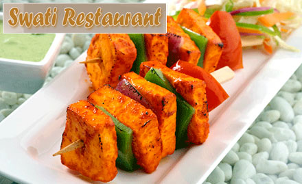 Swati Restaurant - Hotel Raja Seth Ghantaghar - Upto 20% off on total bill. Enjoy pure vegetarian Indian cuisine!