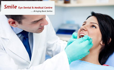 Smile Eye Dental & Medical Centre Janakpuri - Rs 299 for dental consultation, scaling and polishing!