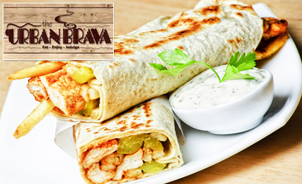 The Urban Brava Lalpur - 15% off on food bill. Enjoy quiche, sandwiches, fritters, rolls and more!