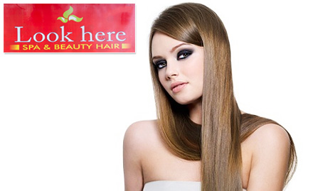 Look Here Beauty N Salon Vile Parle - Rs 2999 for any length hair rebonding!