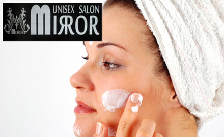Mirror Unisex Salon Sas Nagar - 40% off on all beauty services. Get facial, bleach, hair cut, manicure, waxing & more!