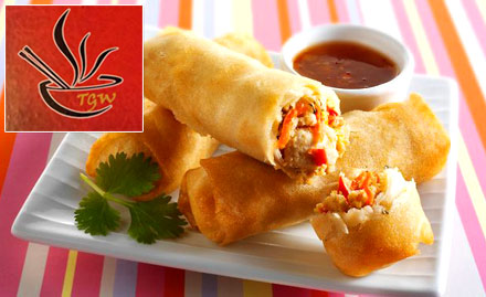 The Great Wall Chinese Restaurant Agra Cantt - 20% off on total bill. Enjoy delicious Chinese, Thai and Italian food!
