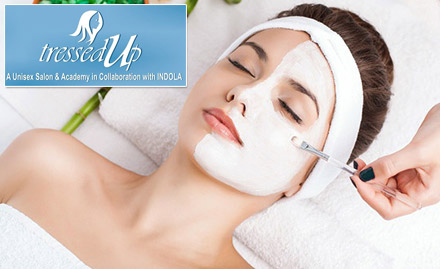 Tressed Up Manimajra - 40% off on salon services. Get facial, bleach, pedicure, manicure and more!