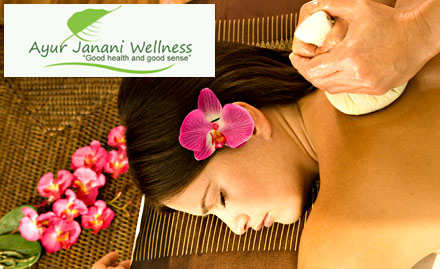 Ayur Janani Wellness Manikkiri Cross Road - Full body massage at just Rs 659. Choose from Swedish massage, Abhyangam, Sirodhara and more!