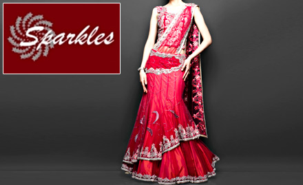 Sparkling Fashion Studio Sasthamangalam - 20% off on bridal dresses. Look gorgeous and stylish on your wedding!