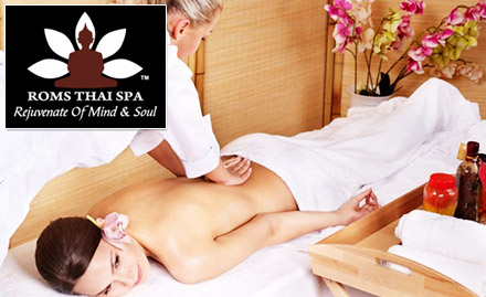 Roms Thai Spa Chikuwadi - 35% off on all spa services. Valid across 4 outlets in Gujarat & Rajasthan!