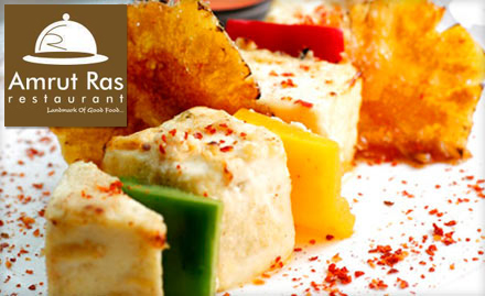 Amrutras Restaurant Sarthana - 25% off on food bill. Enjoy paneer tikka, paneer butter masala, butter naan & more!