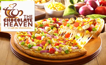 The Chocolate Heaven Fatehganj - Upto 50% off on pizza, chocolate shake, Nachos, cheese jalapeno and more. Satiate your hunger!