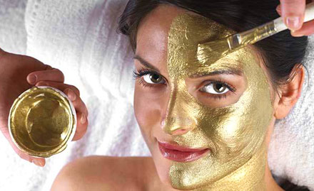 Neha's Crystal Pimple Saudagar - Choose any 5 beauty services - gold facial, manicure, polishing, hair trimming & more at Rs 499
