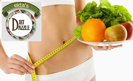 Ekta'S Diet Dazzle Shahpur Jat - 30% off on weight loss diet charts. Also get diet counselling absolutely free!