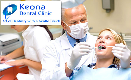 Keona Dental Clinic Vasna Bhyli Road - 40% off on dental health services.