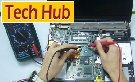 Tech Hub HSR Layout - 30% off on laptop or desktop services. Doorstep service is also valid across Bangalore!
